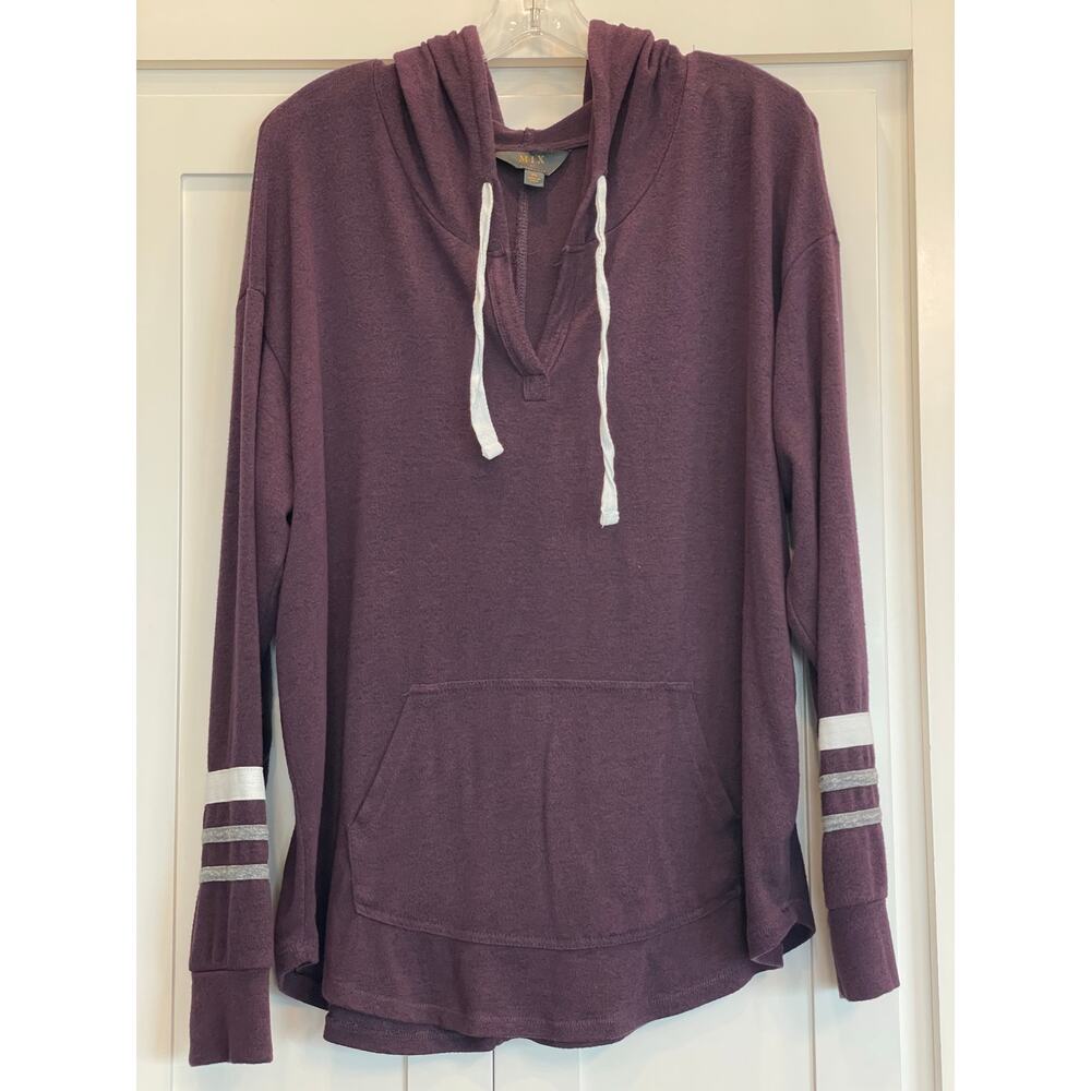 MIX by 41Hawthorn purple maroon hoodie XL